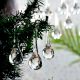 Clear Crystal Teardrop Ornaments - Christmas Tree Ornaments